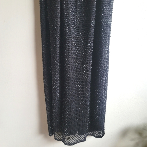 Mac Duggal, Hand Beaded Midi Cocktail Dress, Black, Size 2, NWT - Picture 12 of 13